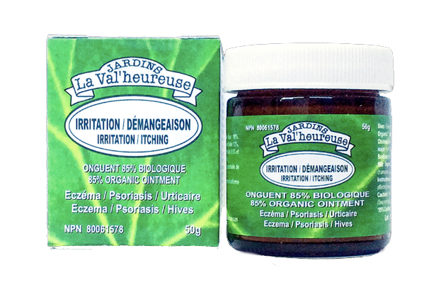 Onguent irritation / démangeaison (Eczéma/Psoriasis) - 50g - Jardins La Val'heureuse